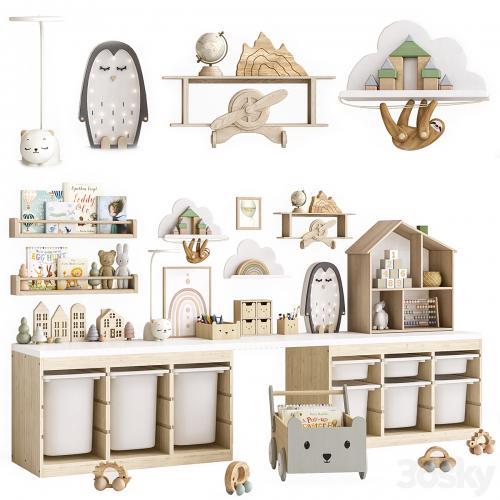 Toys, decor and furniture for nursery 1