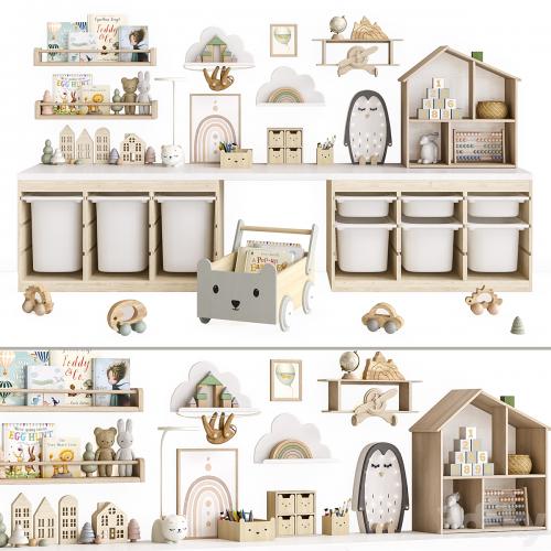 Toys, decor and furniture for nursery 1