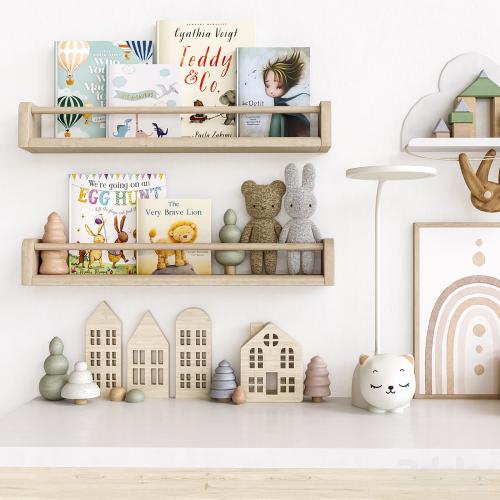 Toys, decor and furniture for nursery 1