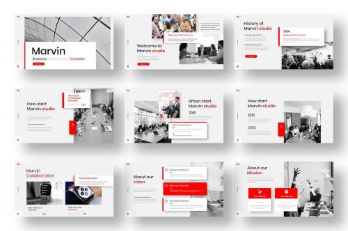 Marvin – Business PowerPoint Template