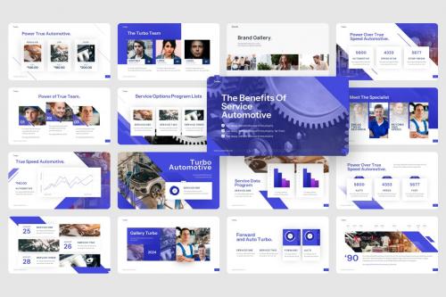 Turbo Automotive PowerPoint Template