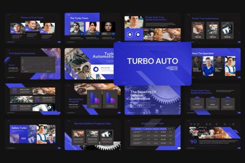 Turbo Automotive PowerPoint Template