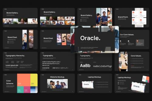 Oracle Brand Guideline PowerPoint Template