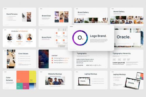 Oracle Brand Guideline PowerPoint Template