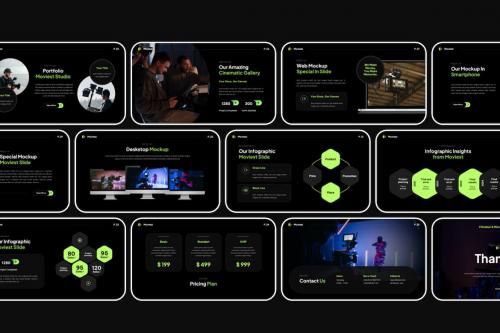 Movies - Film Maker & Studio PowerPoint Template