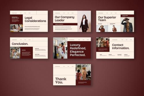 Maroon Grotesque Fashion Brand Guidelines 003