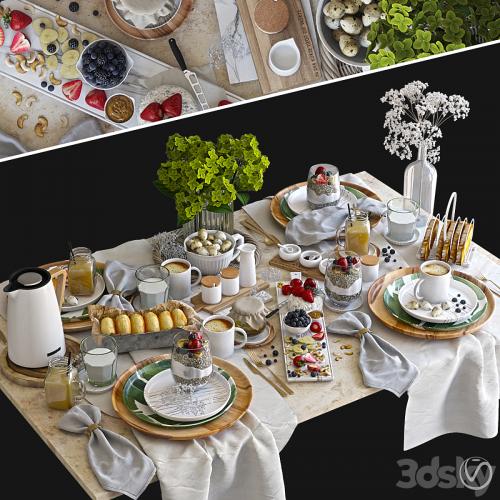 Table setting 37. Breakfast - 4. V-ray