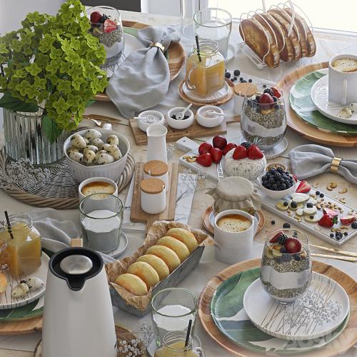 Table setting 37. Breakfast - 4. V-ray