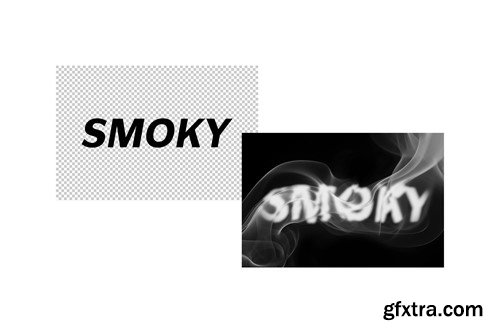 Smoky Text Effect QTTDJYS