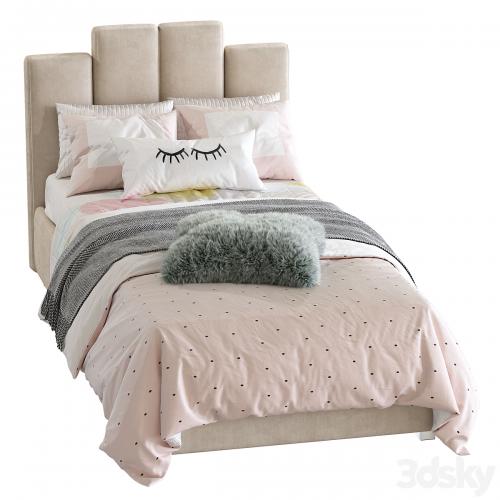 Bed with a soft headboard 10