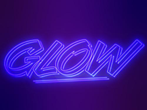 Glowing Neon Text Effect - 357899921