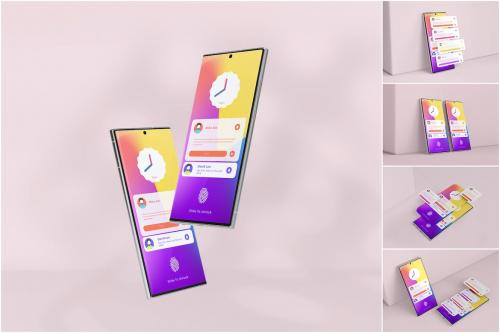 Android Smartphone Psd Mockups Collection