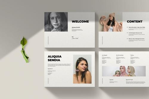 Look Landscape Brochure Template