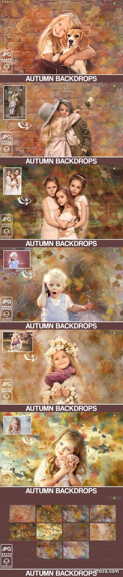 Autumn Backdrop Photoshop Textures