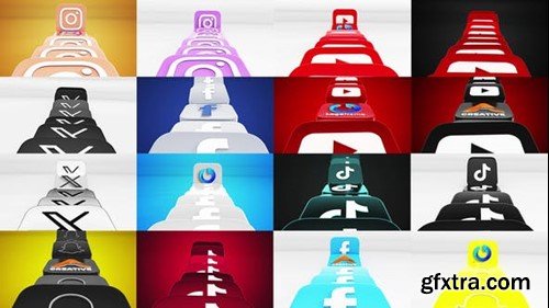 Videohive Dynamic 3D Icons Bundle Logo Reveals 50240361