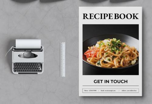 Cook Book Recipe Book Template Brochure Layout