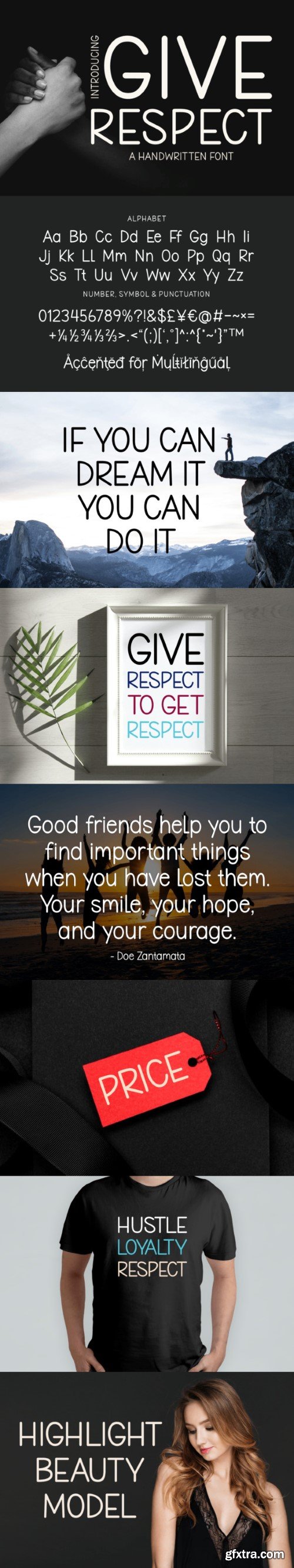 Give Respect Font