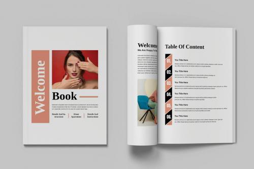 Welcome Book Brochure Design