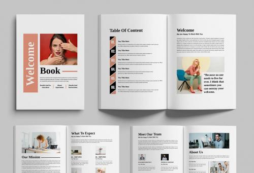 Welcome Book Brochure Design