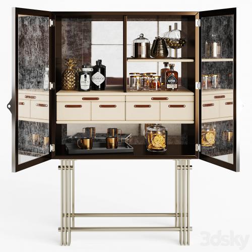 Inedito Asnaghi Vivara Bar cabinet