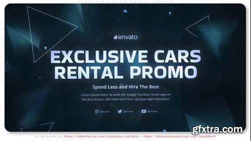 Videohive Exclusive Cars Rental Promo 50284573