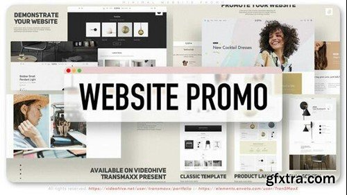 Videohive Minimal Website Promo 50297620