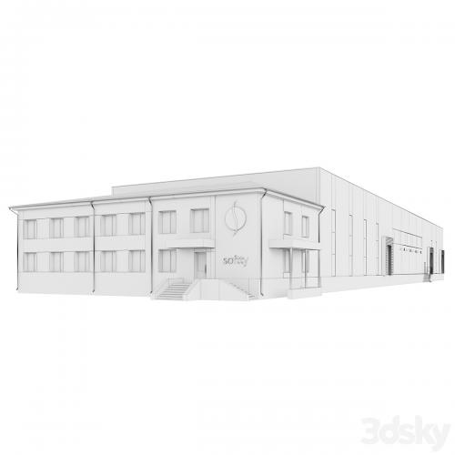 Warehouse with attached office