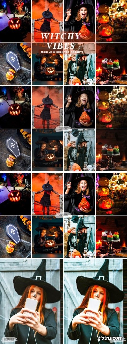 10 Witchy Vibes Mobile Lightroom Presets 88701468