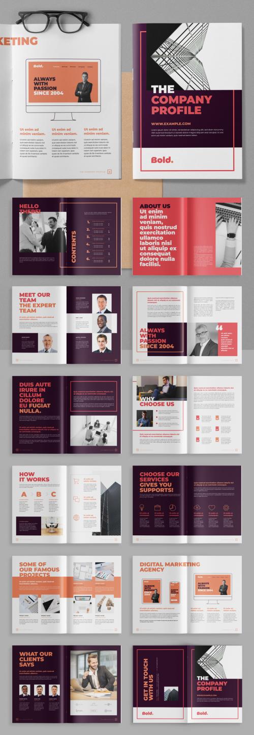 Company Profile Brochure Layout - 358598846