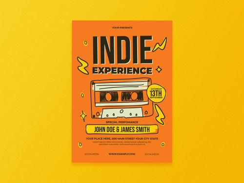 Indie Experience Flyer Layout - 359478459