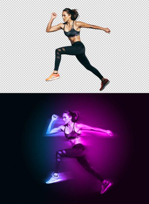 Motion and Dual Lighting Photo Effect Template	 - 359536700
