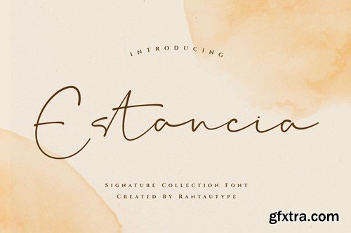 Estancia Elegant Signature Font 8WFZ66G