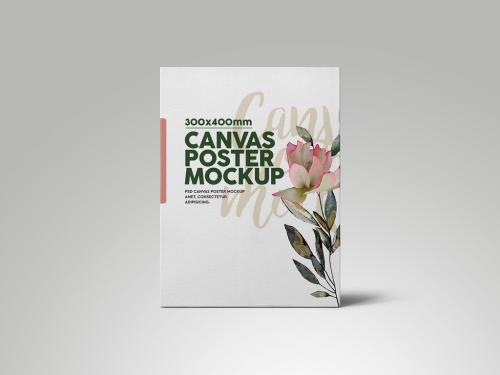 Canvas Poster Mockup - 359997126