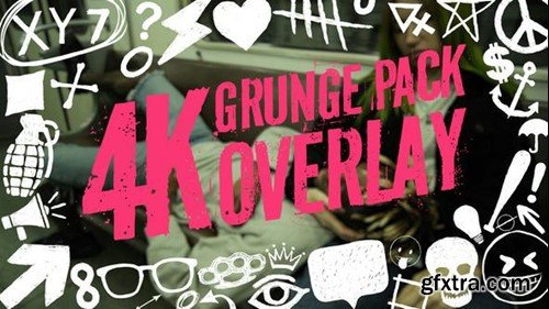 Videohive Grunge Pack Overlay 4K 50277754