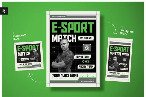 E-Sport Match Flyer