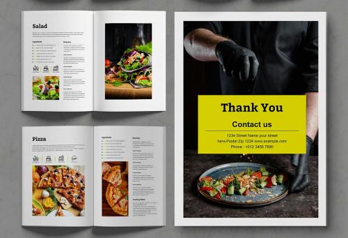 Cook Book Design Layout