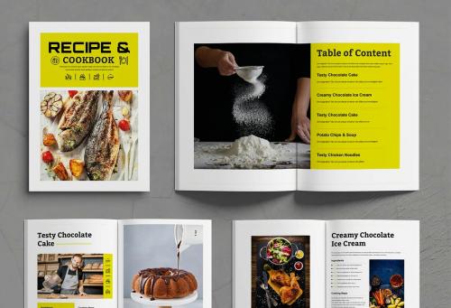 Cook Book Design Layout