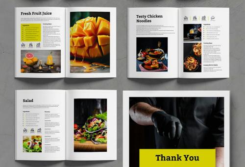 Cook Book Design Layout