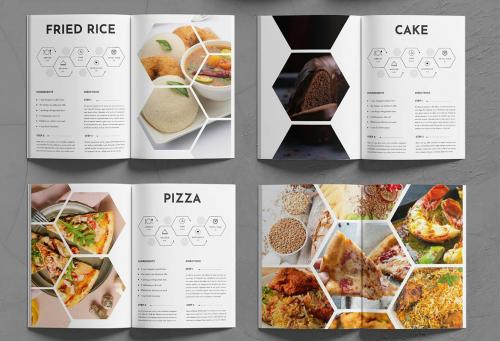 Cook Book Recipe Brochure Design Template