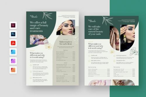 Nail Salon Flyer Template