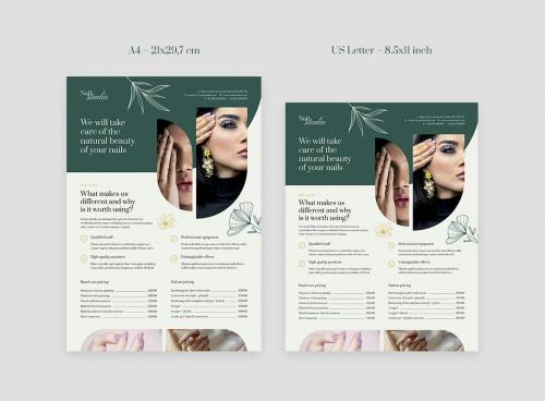 Nail Salon Flyer Template