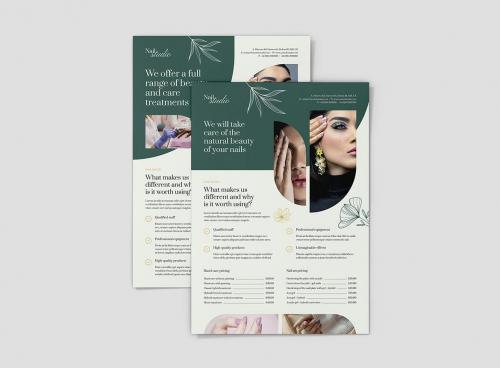 Nail Salon Flyer Template