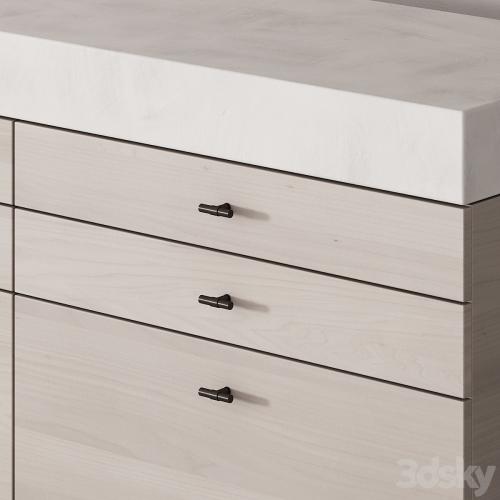 173 cabinet furniture 04 minimal wardrobe kit P02 island