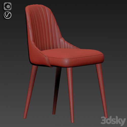 Calligaris Vortex Table And Strip Chair