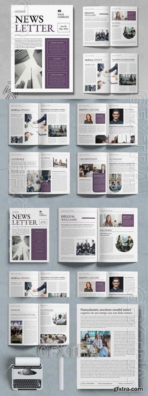 Newsletter Template YZHBJA3