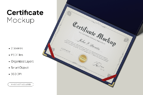 Certificate Mockup