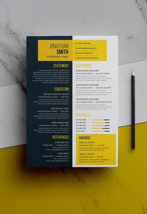 Job Application Resume Layout - 360314471