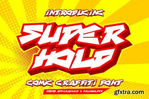 Superhold - Comic Graffiti Font J85Q3DQ