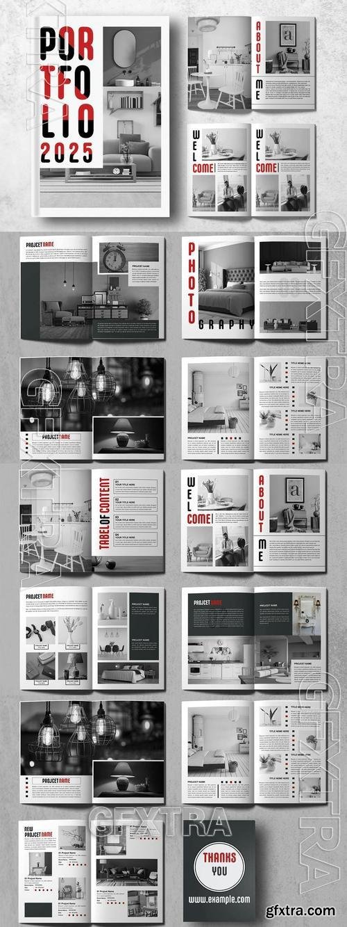 Portfolio Magazine Template PKY4E25