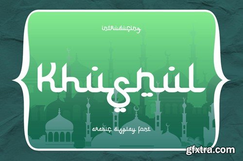 Khusnul Font Style Typeface M6Y6DPK